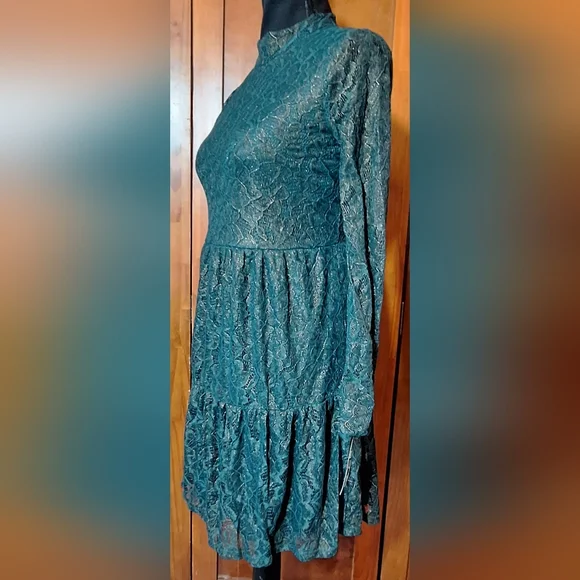 🎡NWT ART CLASS long sleeve midi dress. Size L (10-12) - Picture 3 of 12